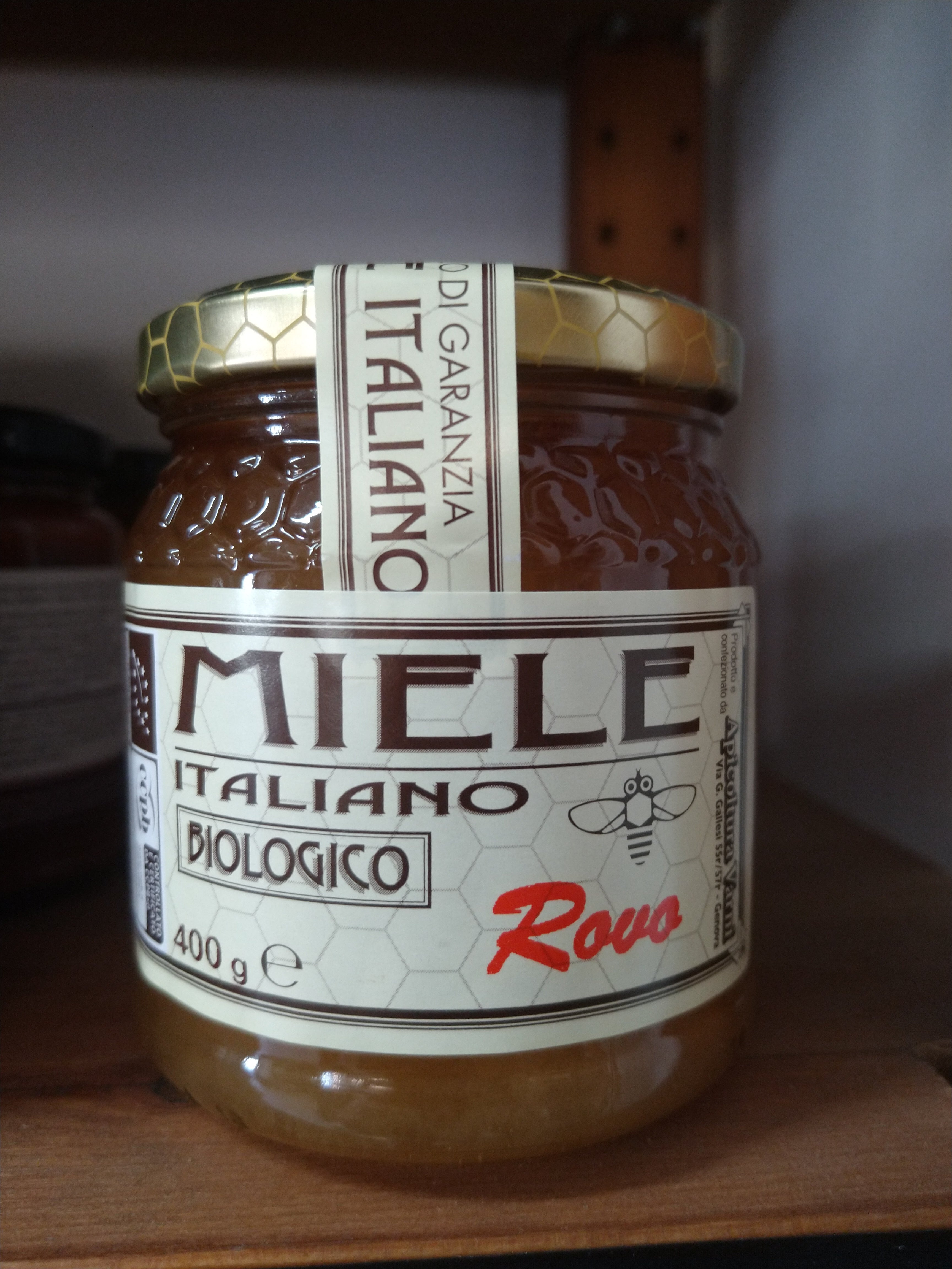 Miele di Rovo biologico fatto a Genova - 400 gr